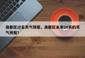 尧都区过去天气预报，尧都区未来20天的天气预报？